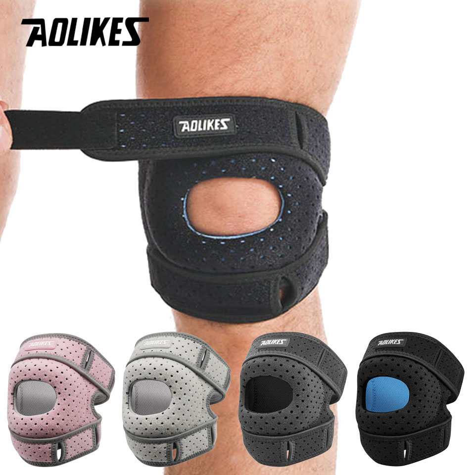 Knee Guard Hard - AOLIKES 1 قطعة دعامة الركبة الرضفة