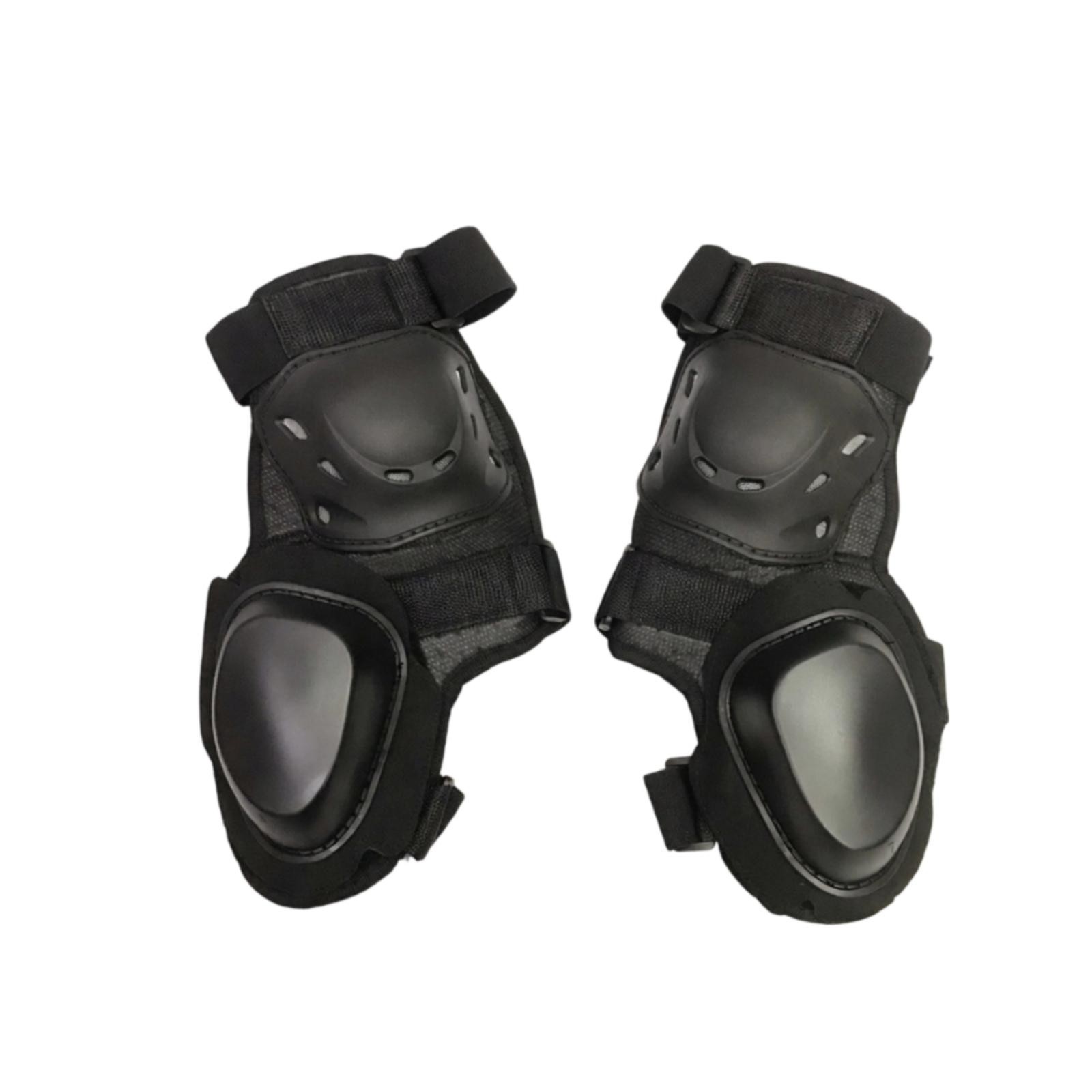 Knee Guard Hard - واقيات الركبة للدراجات النارية بأحزمة قابلة