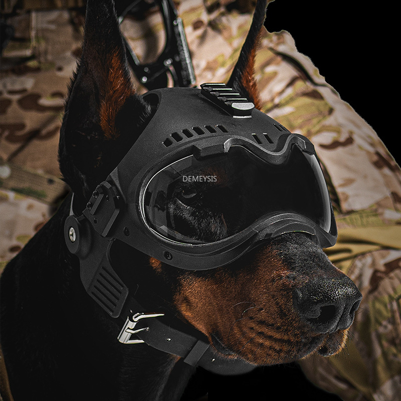 Motorcycle Gear For Dogs - في الهواء الطلق الصيد الكلب خوذة
