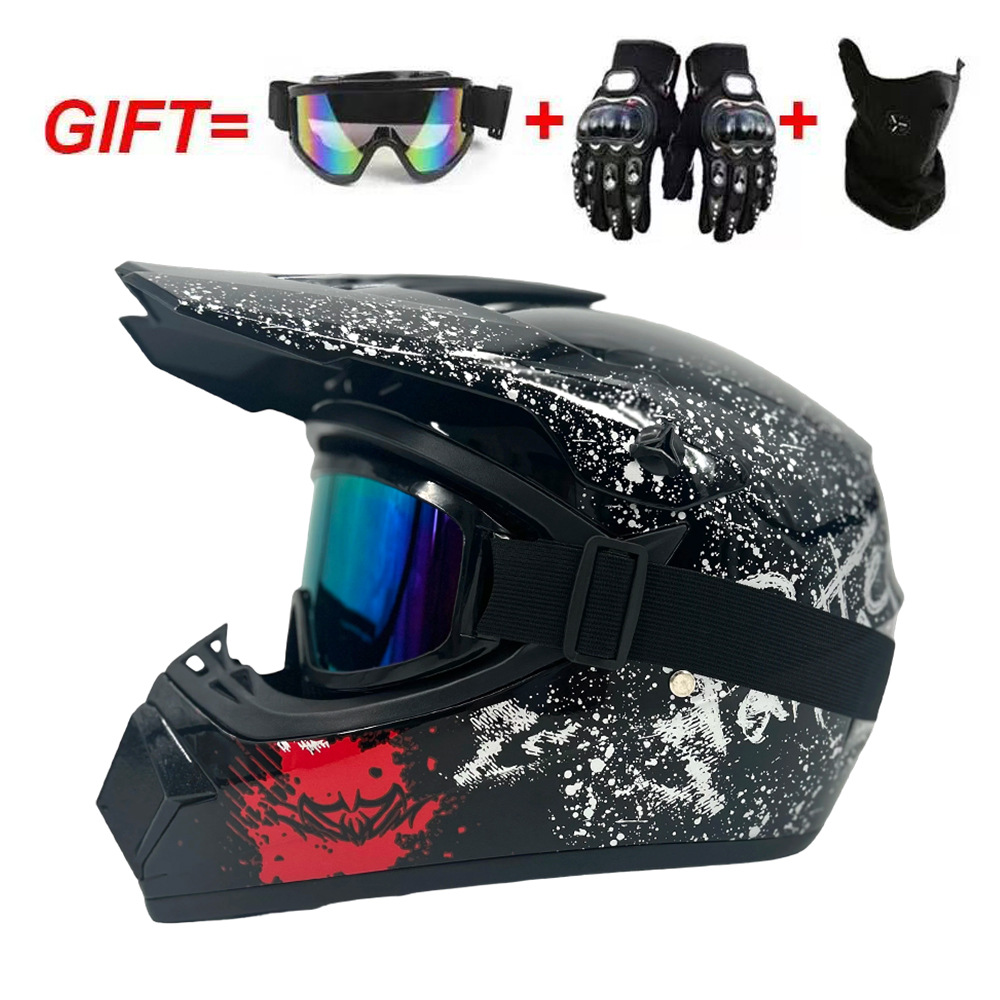 Motorcycle Gear For Kids - معدات الدراجات النارية الترابية: خوذة دراجات