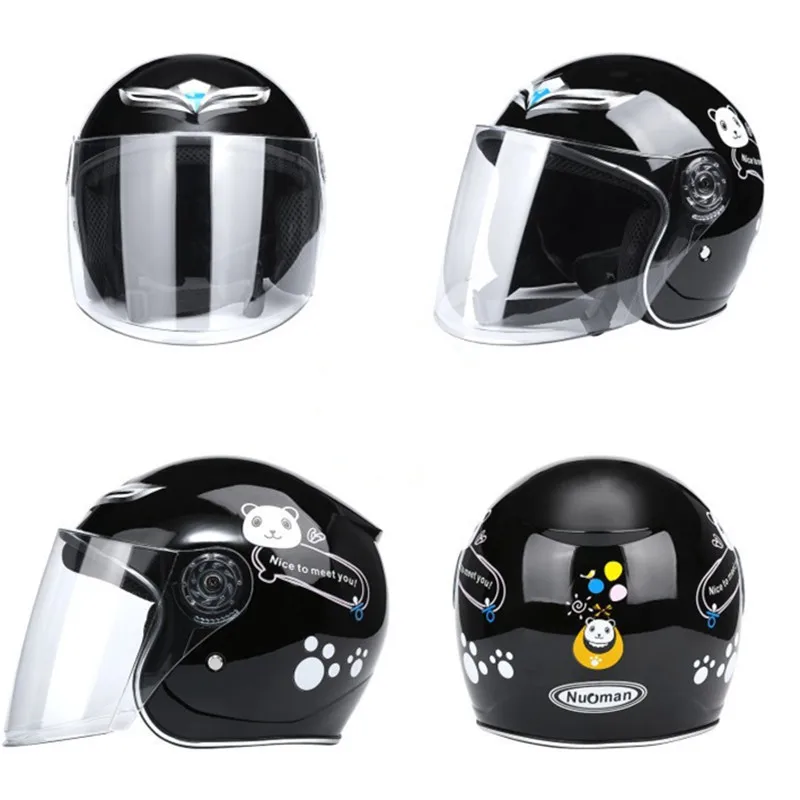 خوذة أطفال خفيفة الوزن مفتوحة  - مراجعة Motorcycle Gear For Kids وسعره