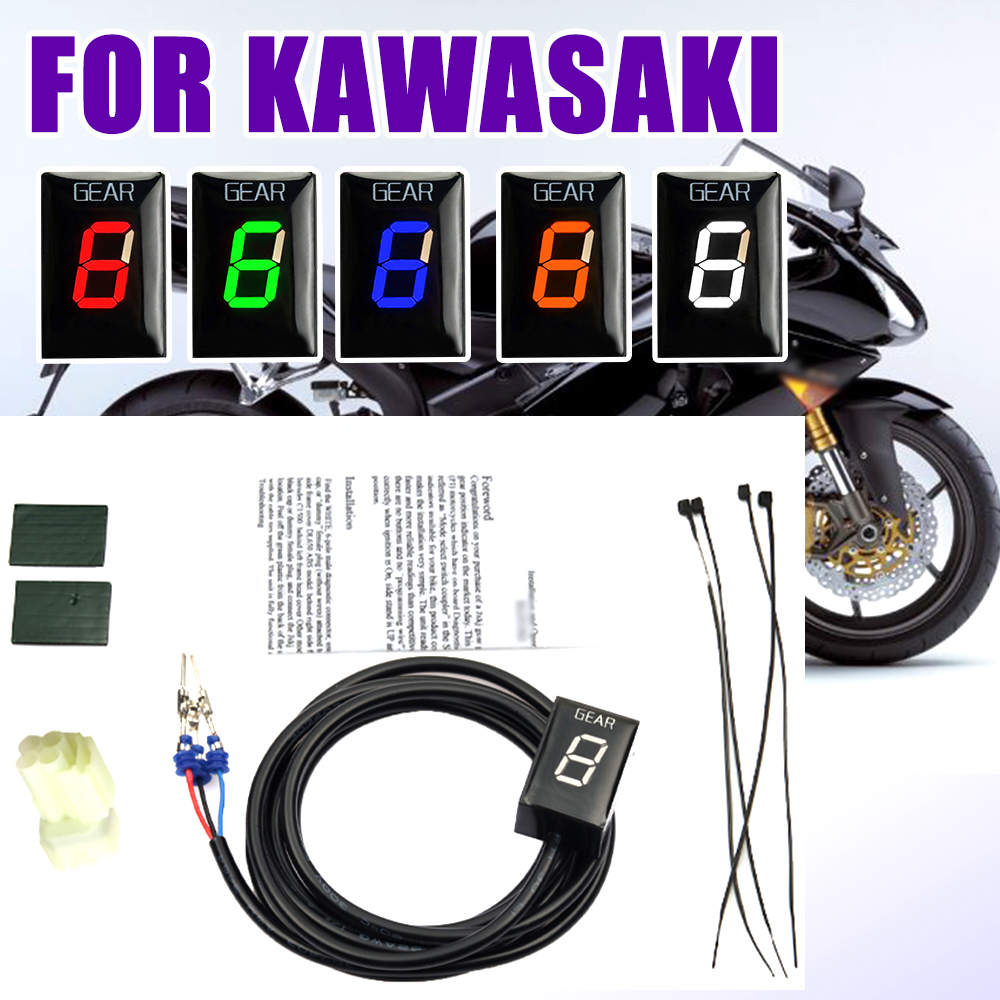 مؤشر جير لكاواساكي ZX6R ZX10R  - مراجعة Motorcycle Gear Indicator وسعره