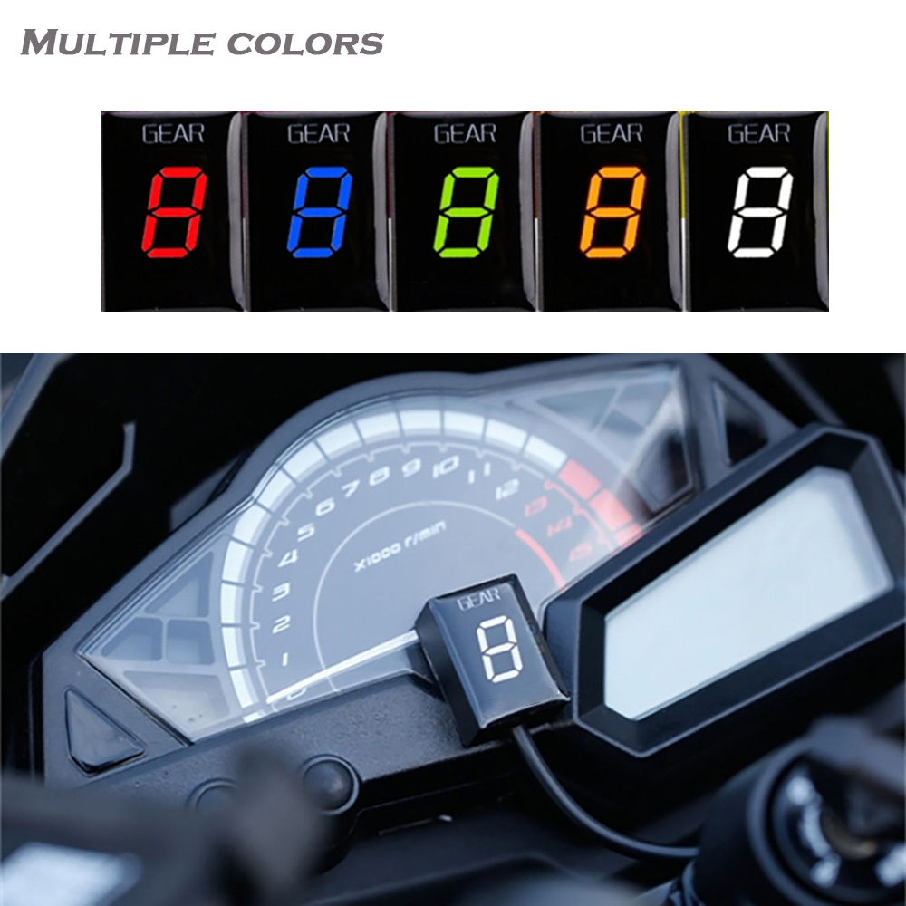 مؤشر جير لكاواساكي ZX6R ZX10R  - مراجعة Motorcycle Gear Indicator وسعره