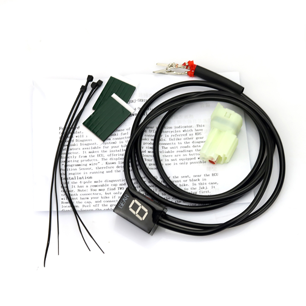 مؤشر جير لكاواساكي ZX6R ZX10R  - مراجعة Motorcycle Gear Indicator وسعره