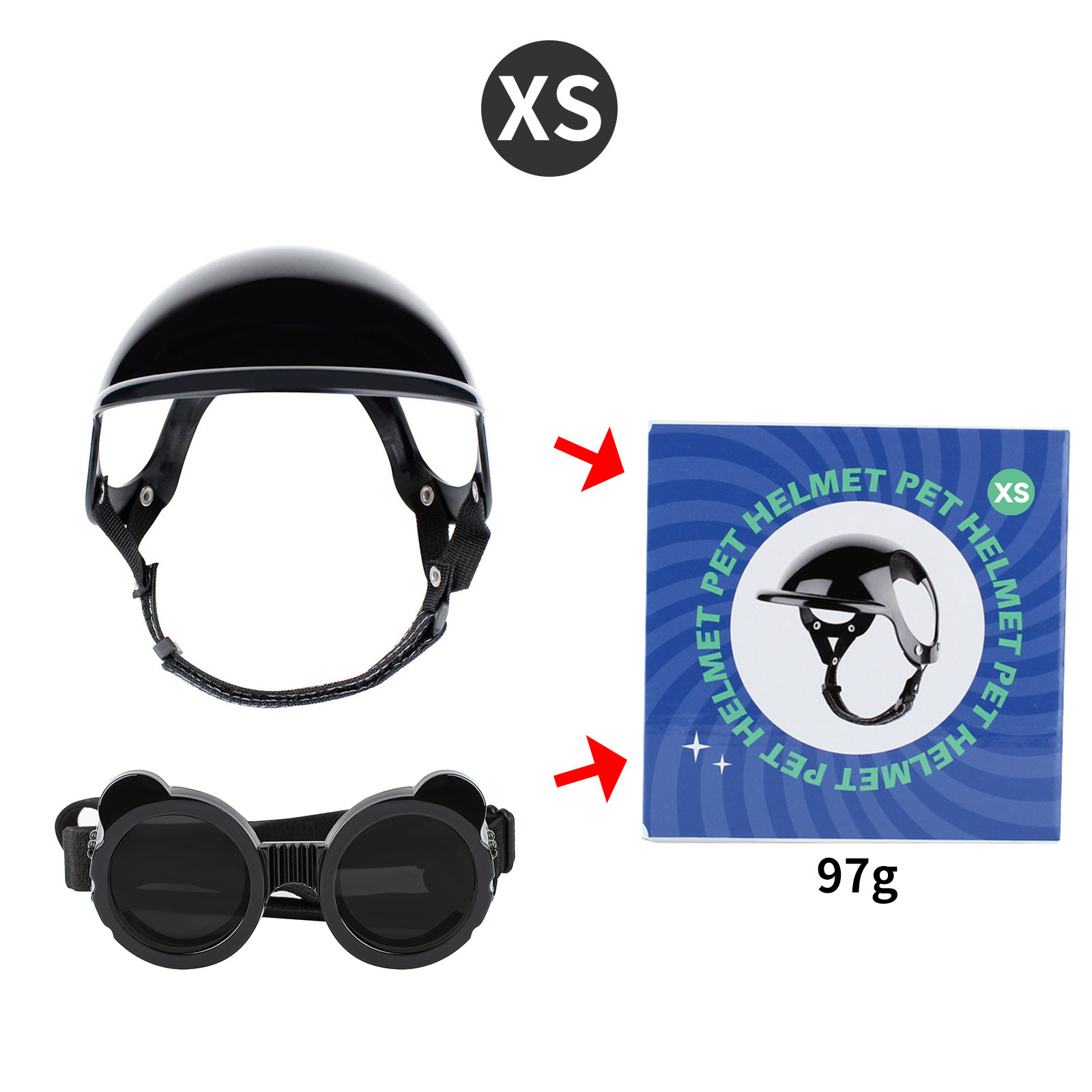 خوذة دراجة نارية للقطط، قبعة م - مراجعة Motorcycle Gear For Dogs وسعره