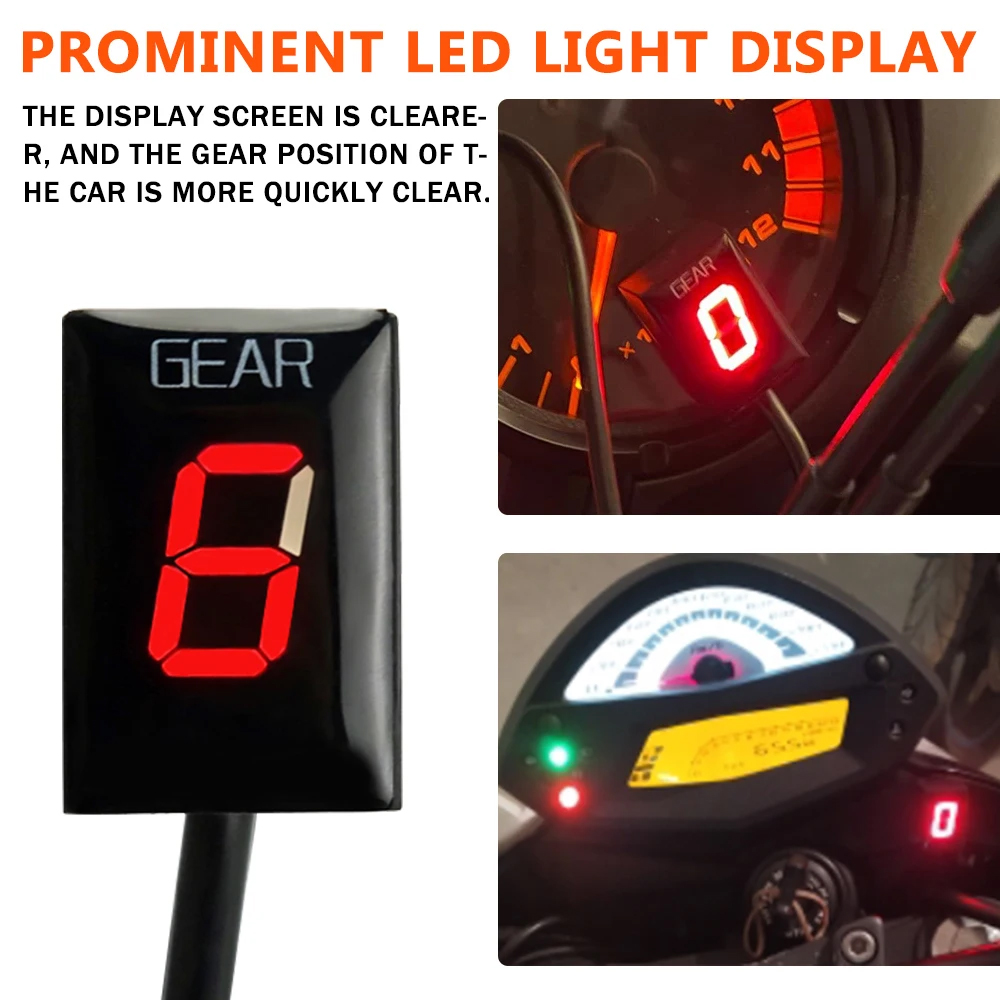 دراجة نارية الملحقات والعتاد م - مراجعة Motorcycle Gear Indicator وسعره