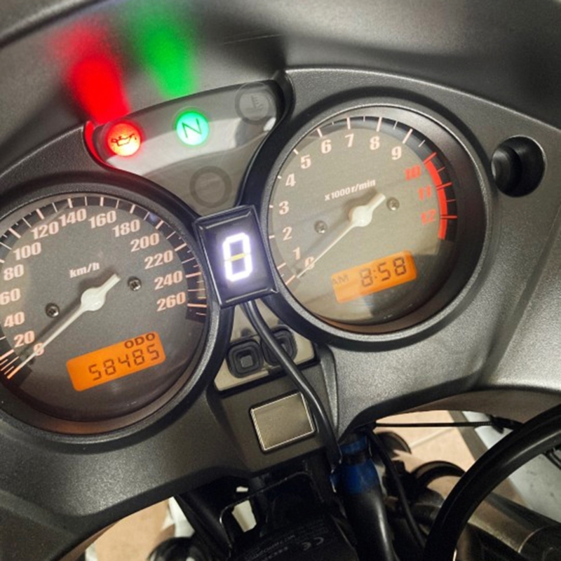 مؤشر تروس سرعة الدراجة النارية - مراجعة Motorcycle Gear Indicator وسعره