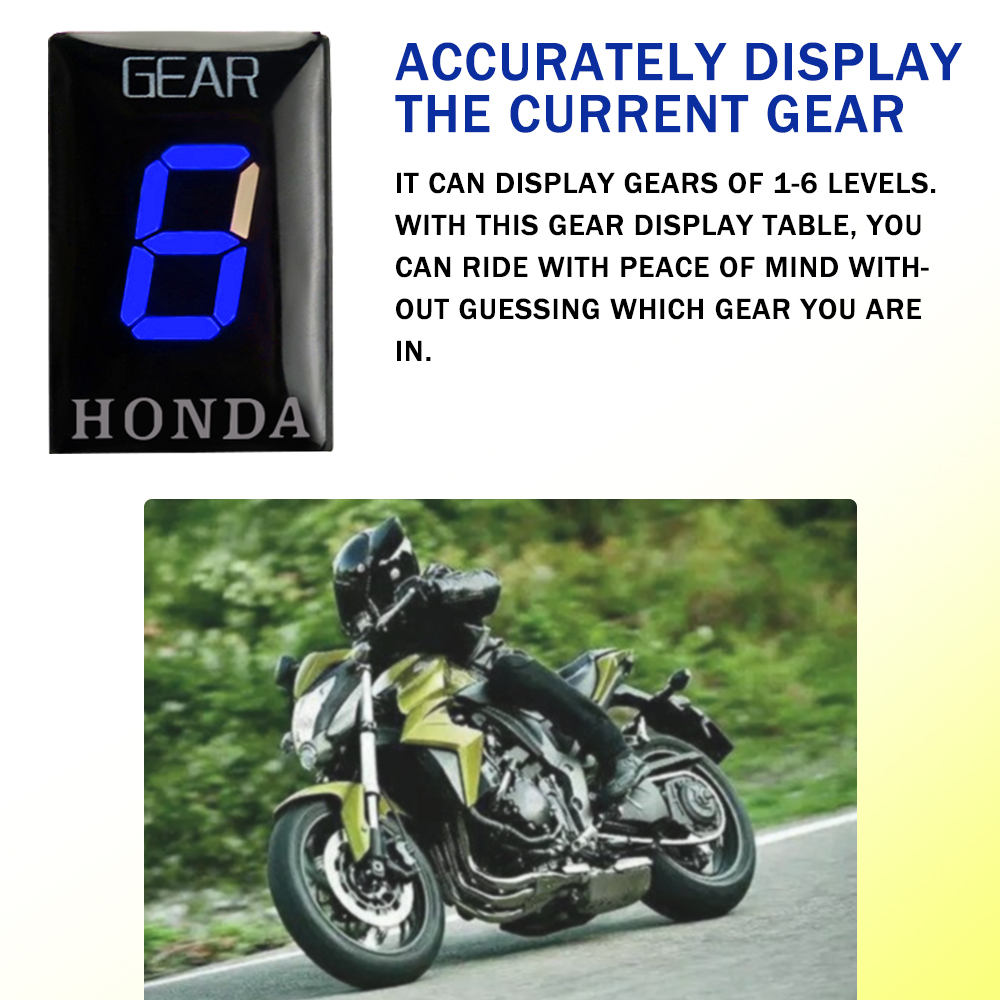 لهوندا CBR600F CBR1000R CBR300 - مراجعة Motorcycle Gear Indicator وسعره