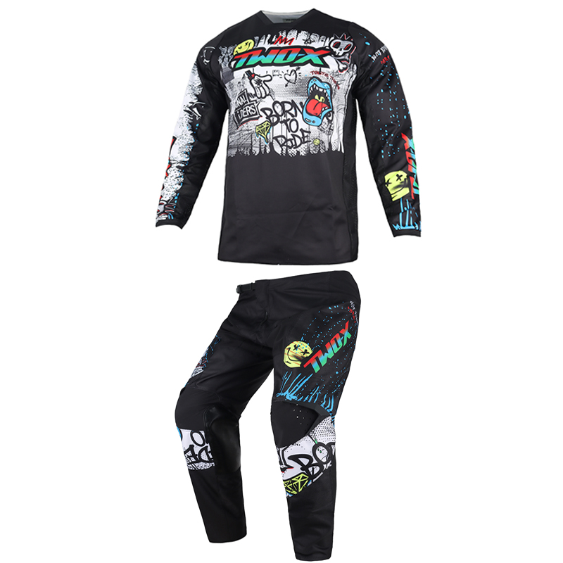 طقم سترة وبنطلون موتوكروس للأط - مراجعة Motorcycle Gear For Kids وسعره