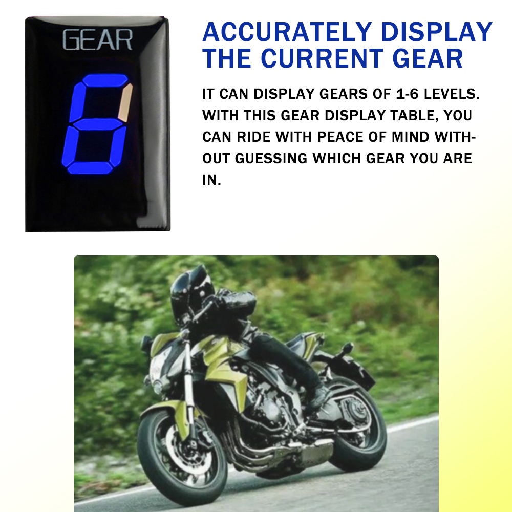عداد لعرض مؤشر تروس الدراجة ال - مراجعة Motorcycle Gear Indicator وسعره