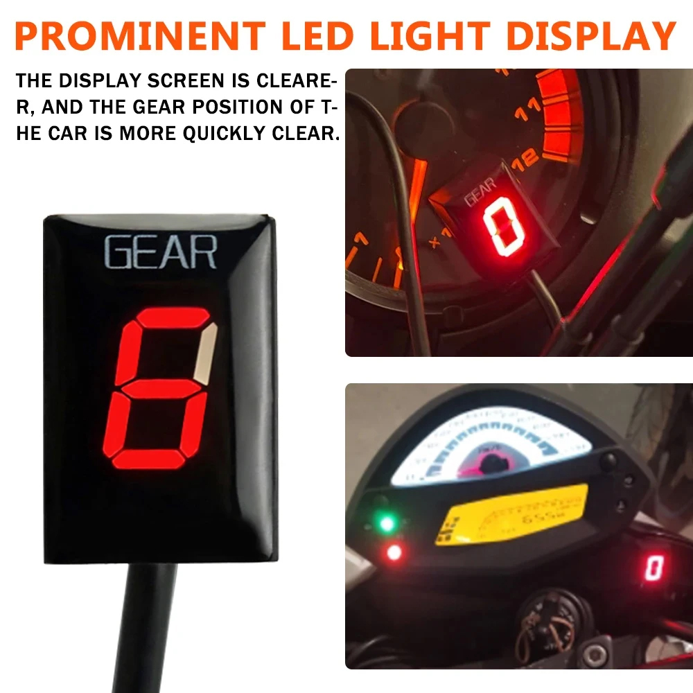 لياماها YZF-R1 YZFR1 YZF-R6 YZ - مراجعة Motorcycle Gear Indicator وسعره
