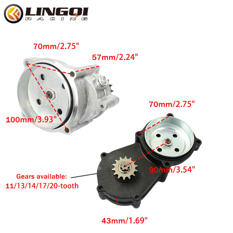 ضرس سلسلة LINGQI-Clutch للدراج - مراجعة Motorcycle Gearbox وسعره