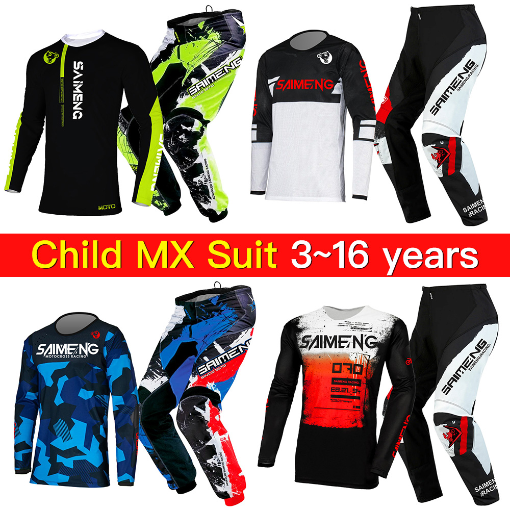 بدلة إندورو للأطفال، ملابس درا - مراجعة Motorcycle Gear For Kids وسعره