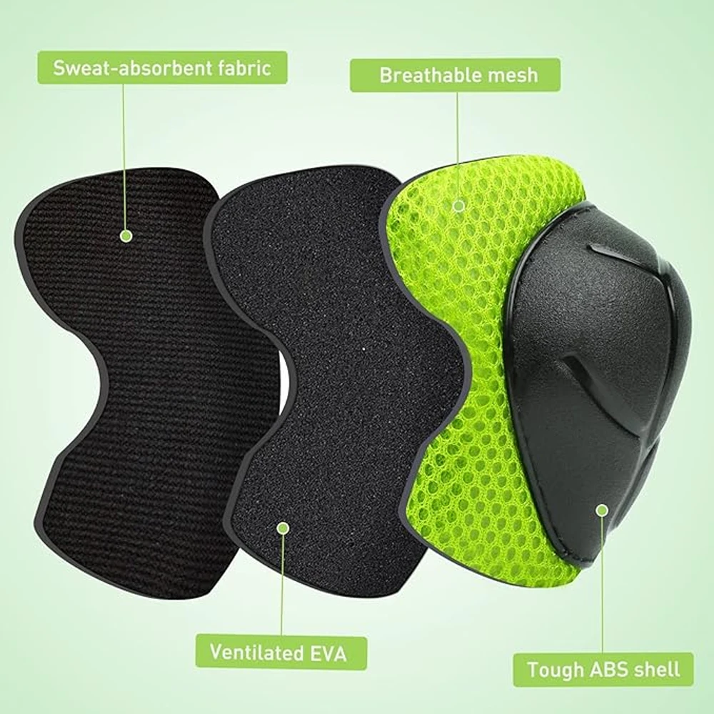 معدات حماية للأطفال: مجموعة وا - مراجعة Knee Guard Hard وسعره